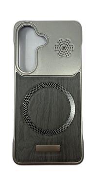 Wooden Texture Samsung Galaxy S26 Phone Case - Gray